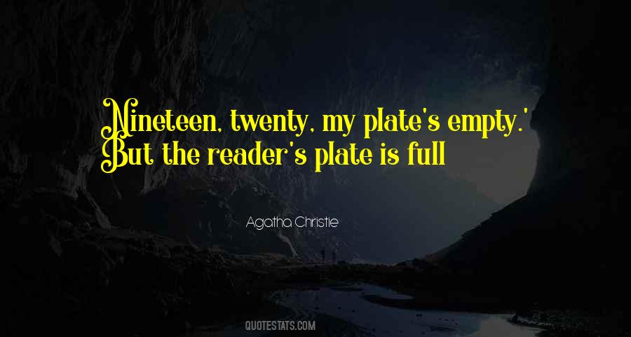 Empty Plate Quotes #1624730