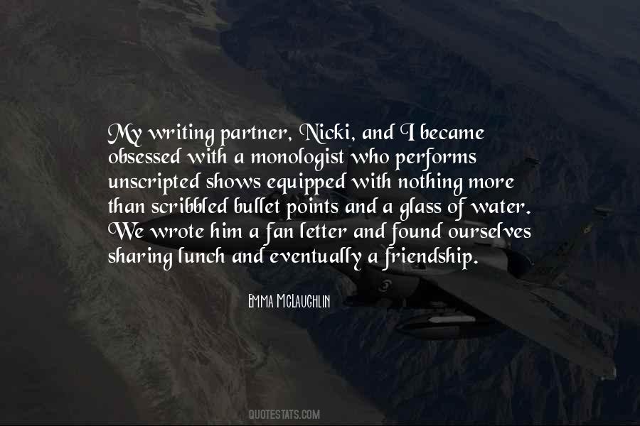 Water Friendship Quotes #552328
