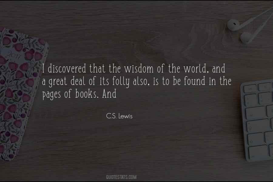 The Wisdom I Quotes #336657