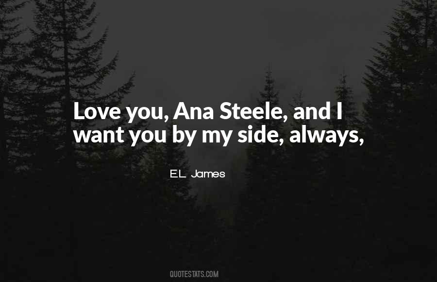 I Want You By My Side Quotes #135640