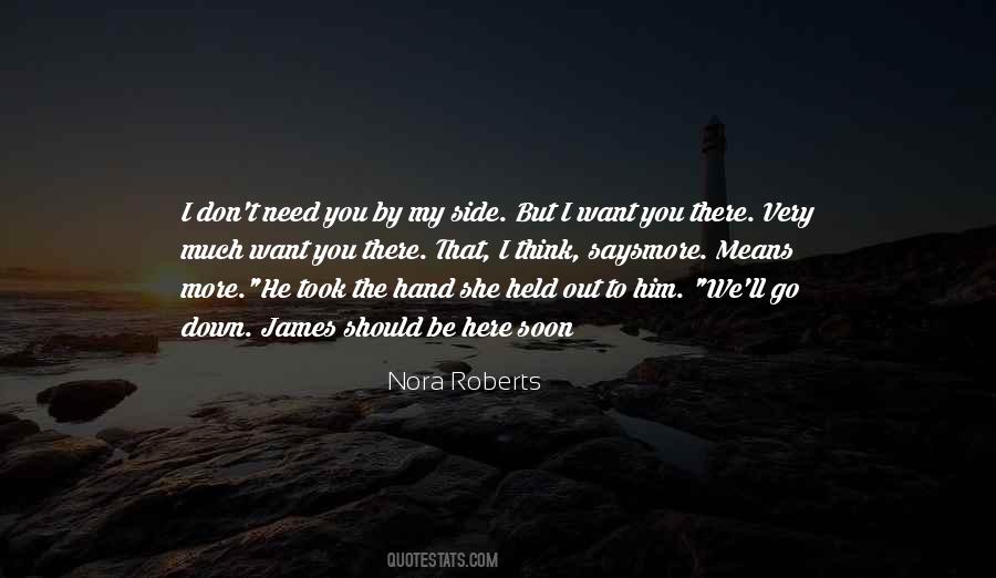 I Want You By My Side Quotes #730836