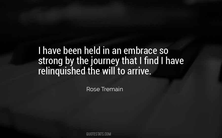 Strong Journey Quotes #1053659