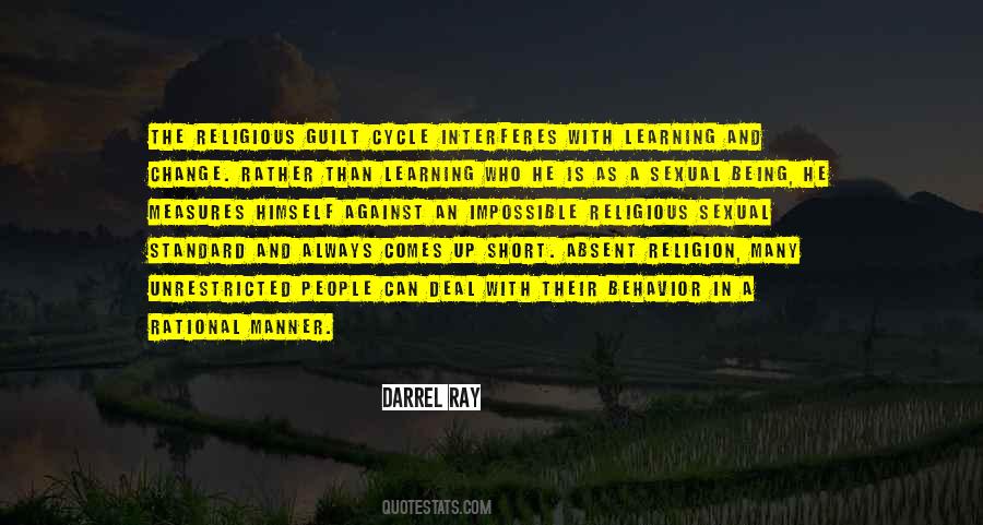 Quotes About Standard Behavior #1706875