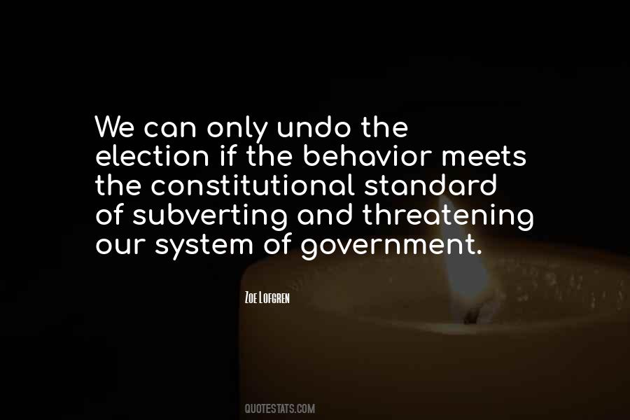 Quotes About Standard Behavior #644956