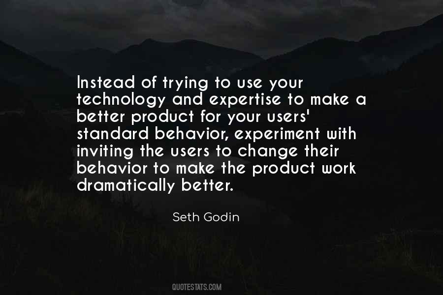 Quotes About Standard Behavior #879736