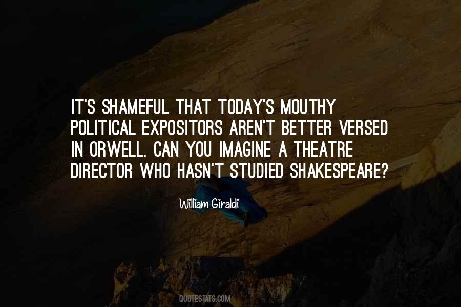 Shakespeare Theatre Quotes #776685