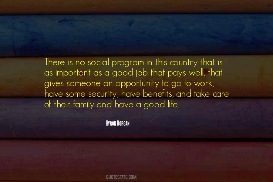 Quotes About Family Benefits #814731