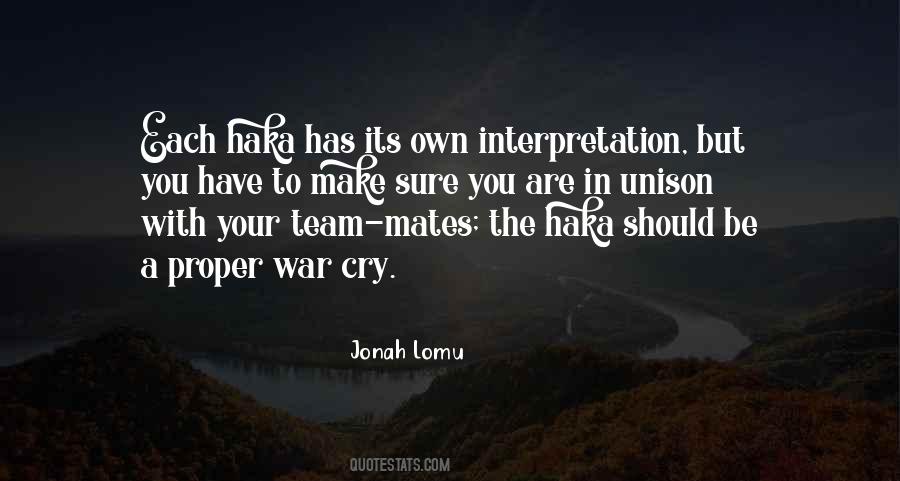 Quotes About Team Mates #403560