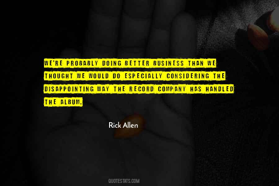 Doing Better Than Quotes #1349746