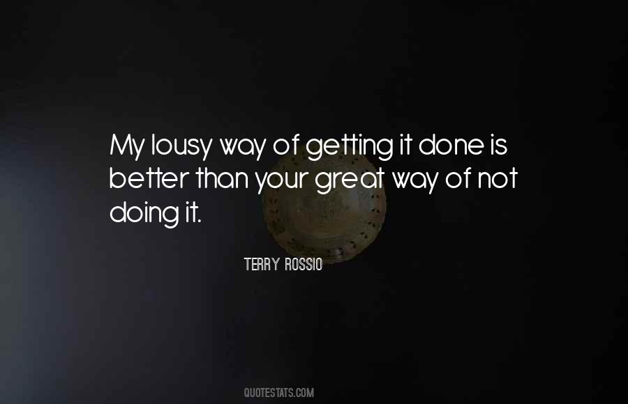 Doing Better Than Quotes #568457
