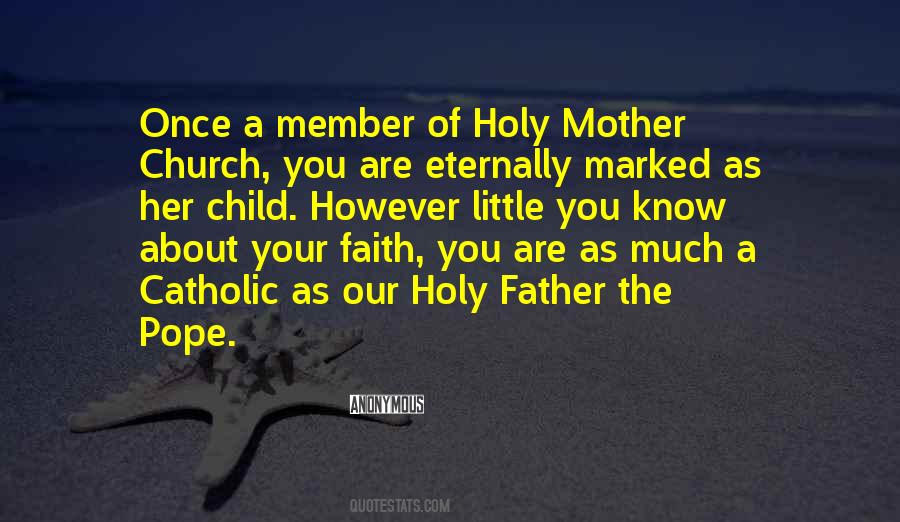 Quotes About Mother Church #1682747