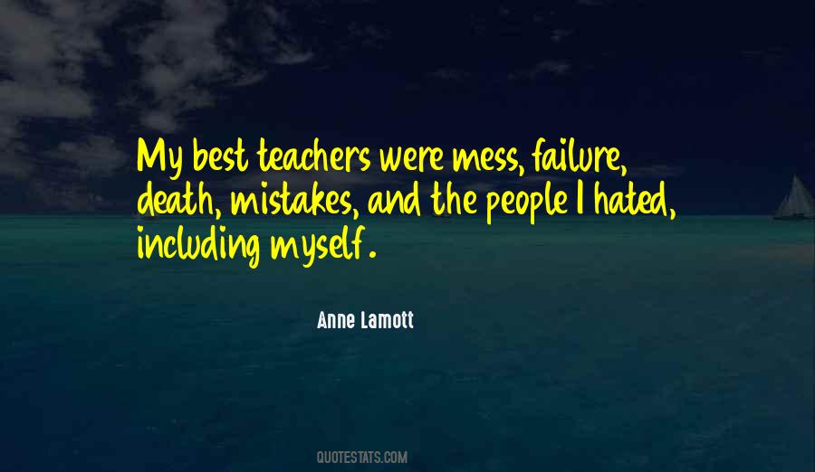 Failure Teacher Quotes #1368746