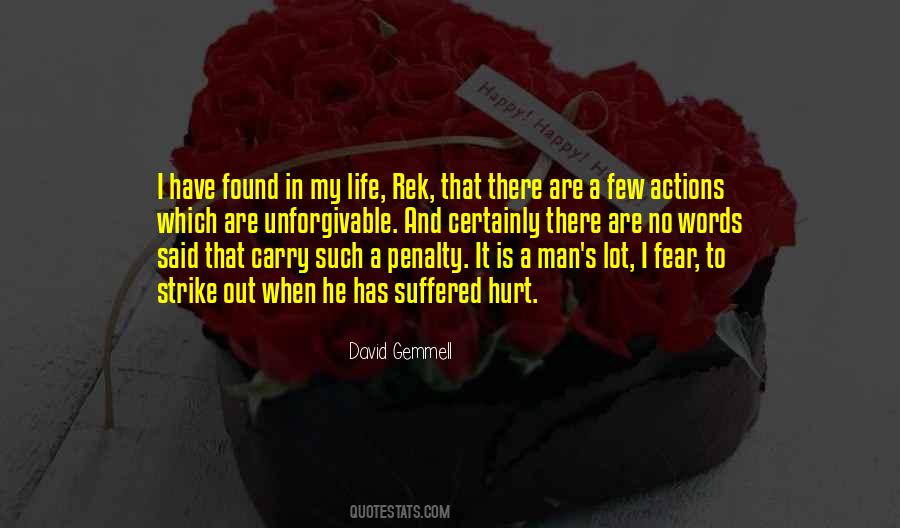 Words And Actions Hurt Quotes #1573115