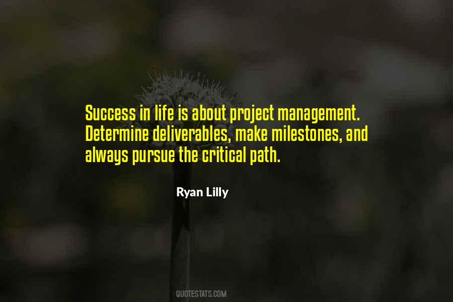 Project Management Success Quotes #613839