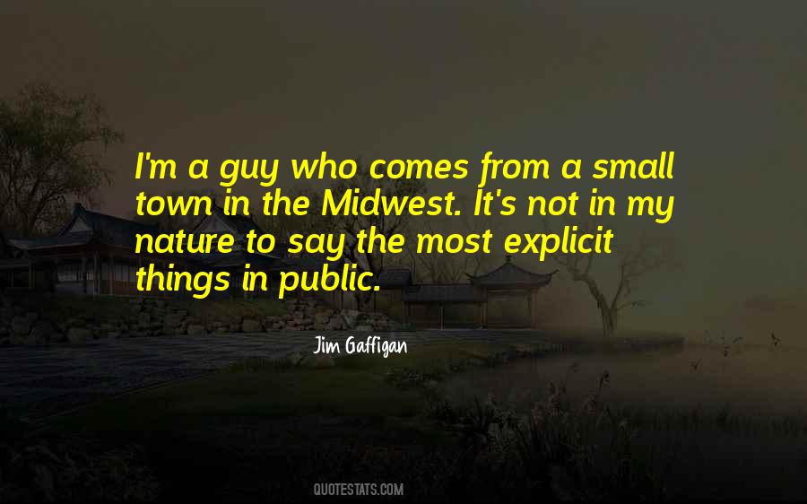 Small Town Guy Quotes #324825