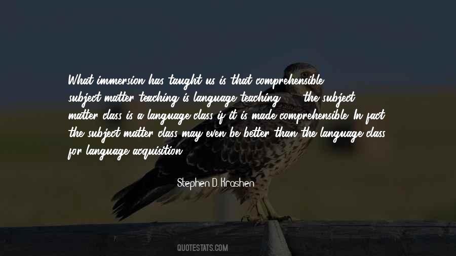 Quotes About Teaching Language #1054301