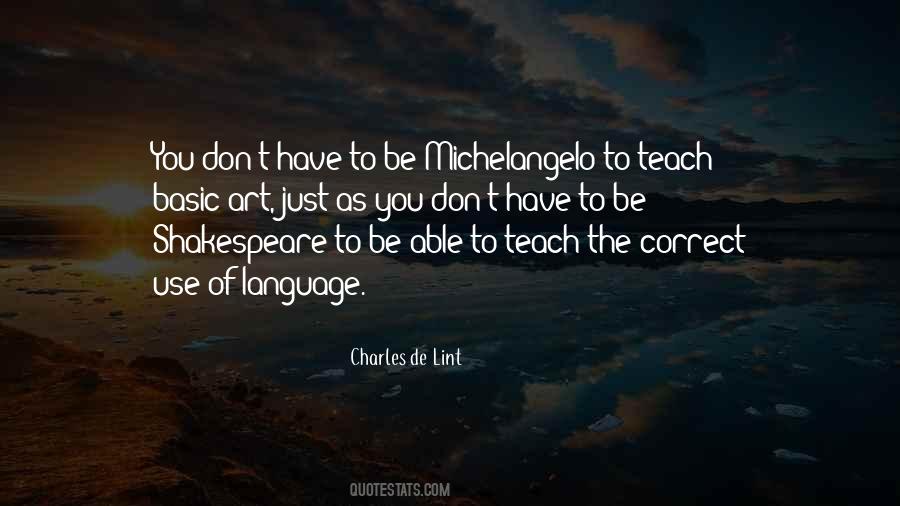 Quotes About Teaching Language #1797133
