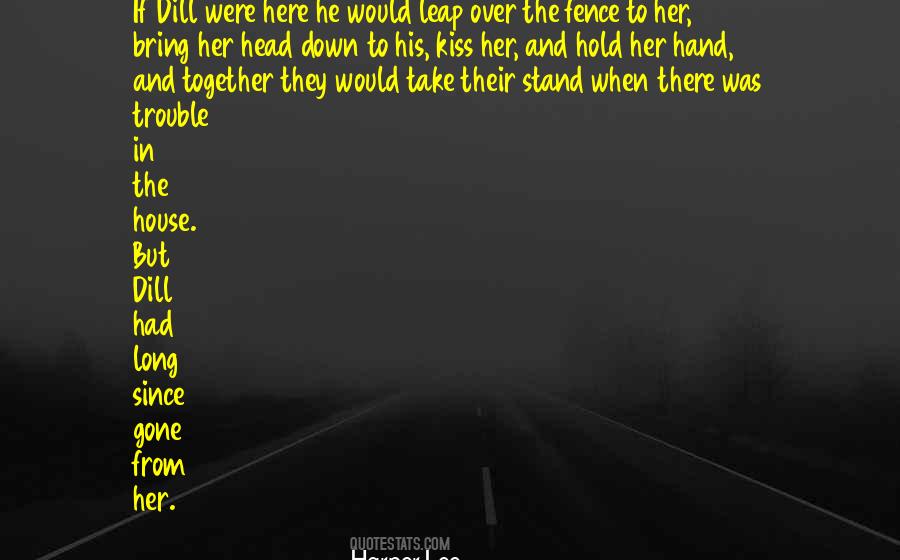 Hold His Hand Quotes #1083087