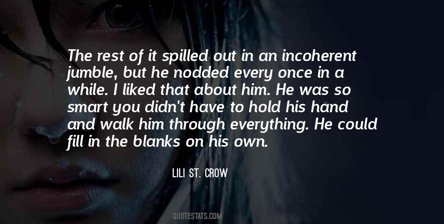 Hold His Hand Quotes #930158