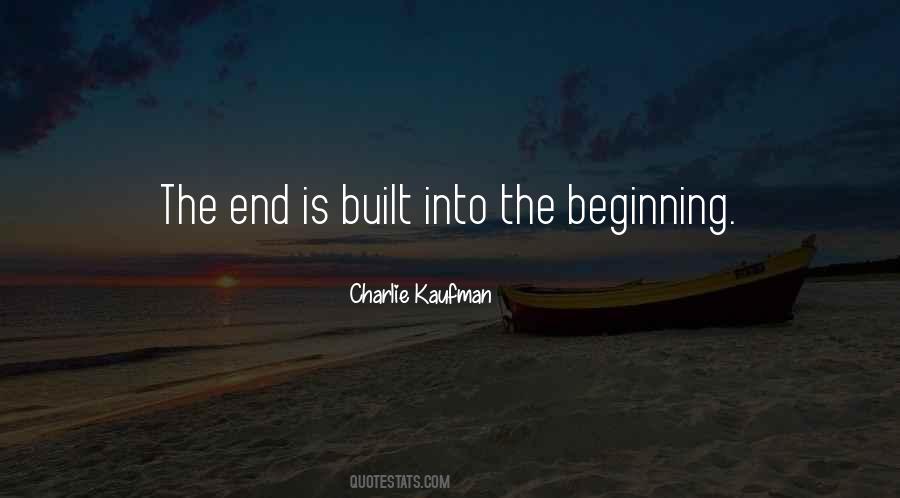 End Is The Beginning Quotes #47912