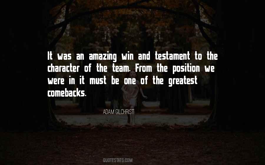 Quotes About An Amazing Team #855013