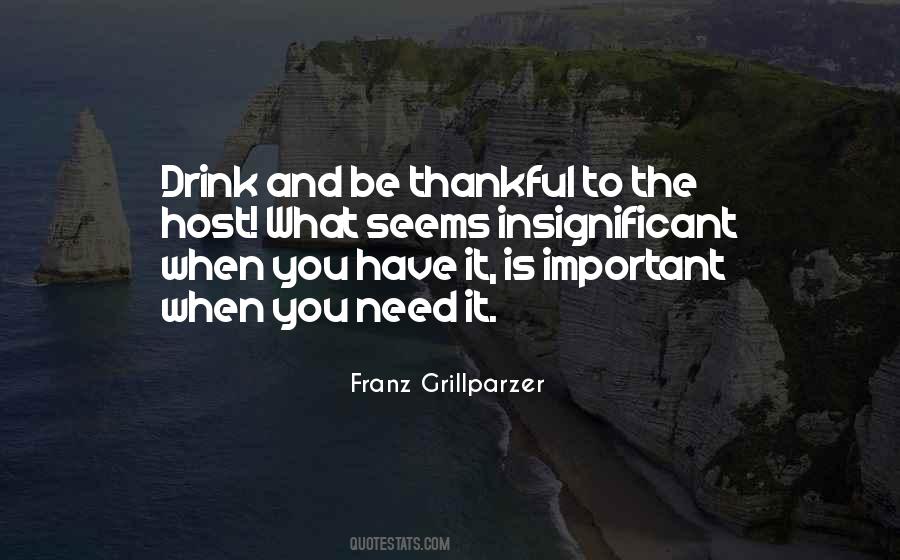 You Should Be Thankful Quotes #30117