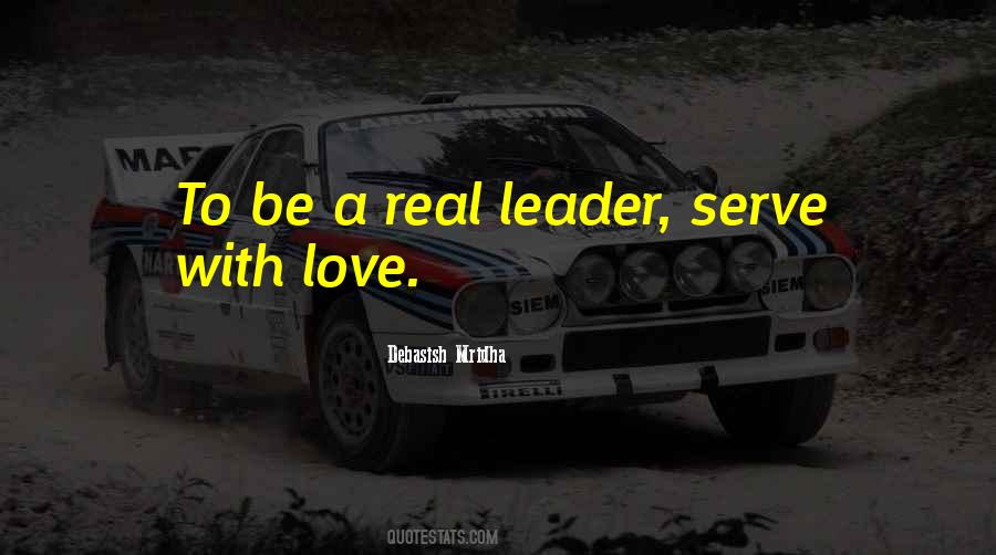 Real Leader Quotes #1104282