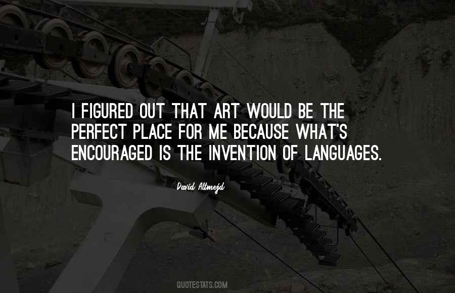 Not Perfect Art Quotes #9661