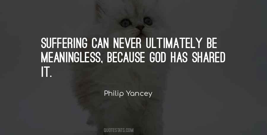 God Suffering Quotes #211492