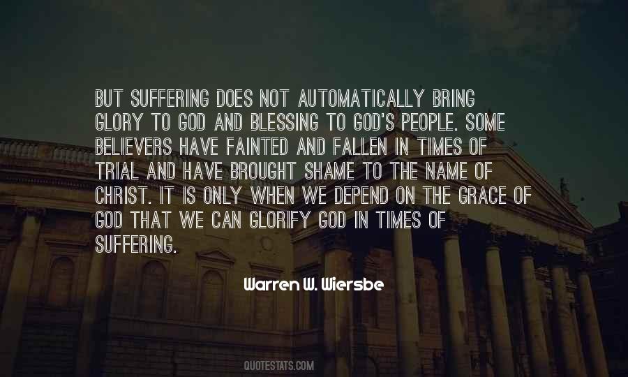 God Suffering Quotes #30462