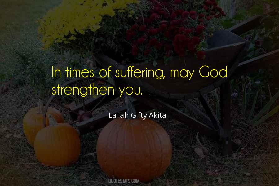 God Suffering Quotes #82011