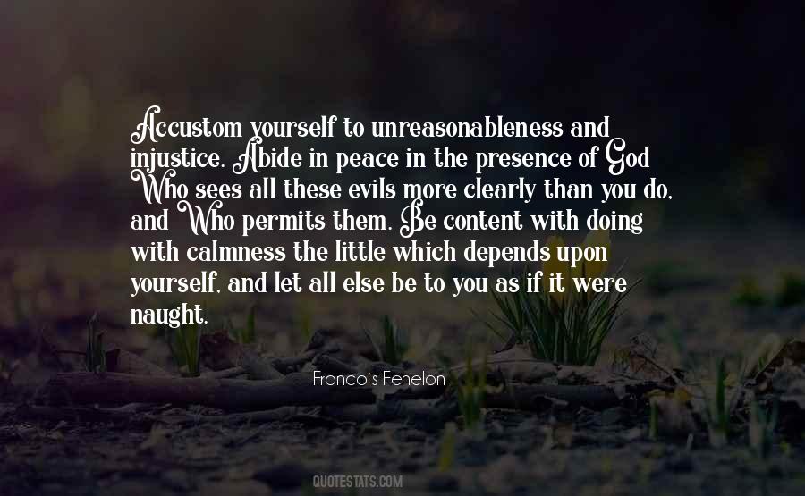 Peace In His Presence Quotes #391302
