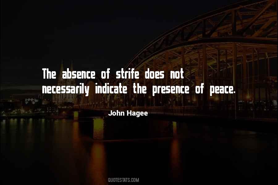 Peace In His Presence Quotes #56918