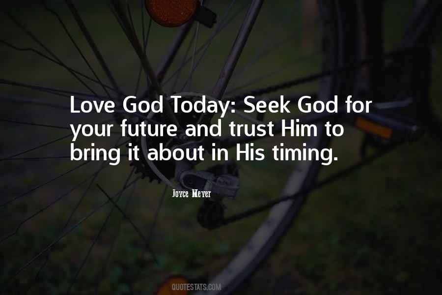 Love Timing Quotes #1136944