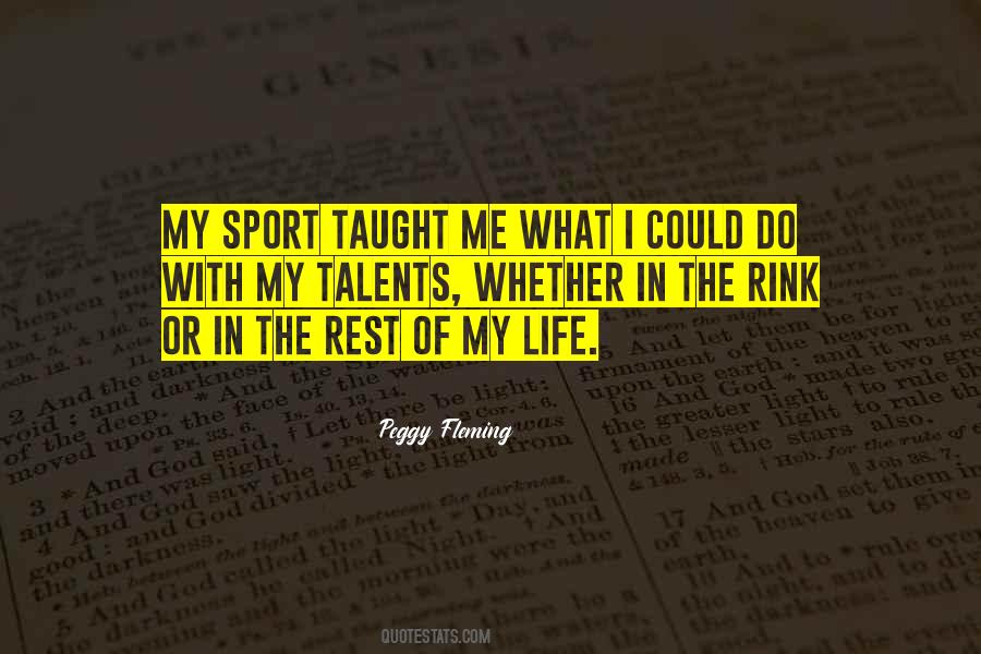 Life Sport Quotes #1350023