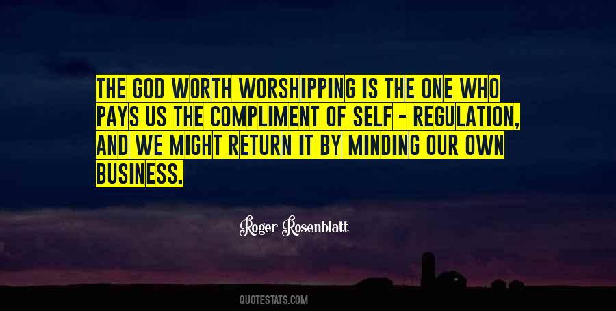 Self Worth It Quotes #624549
