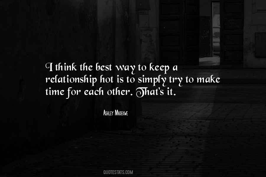 Time Relationship Quotes #1618196