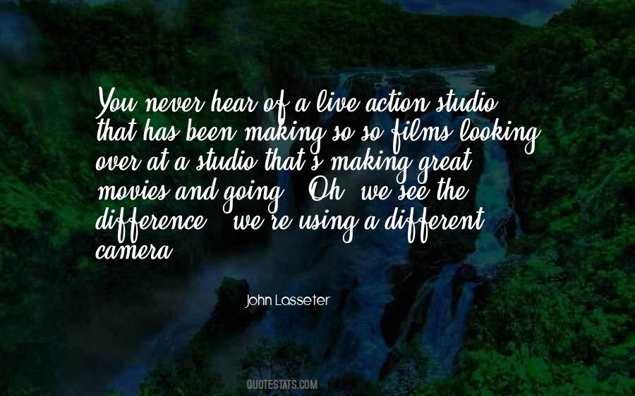 Looking At The Camera Quotes #532444