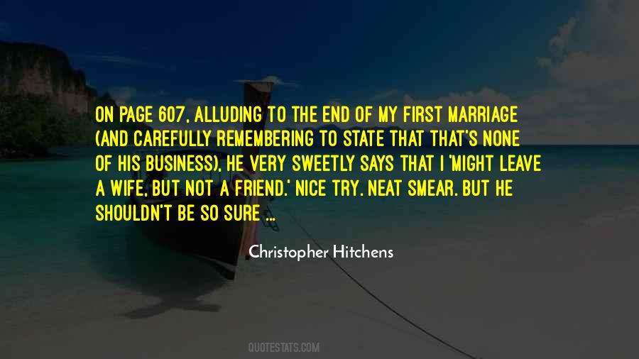 End Of Marriage Quotes #1313061