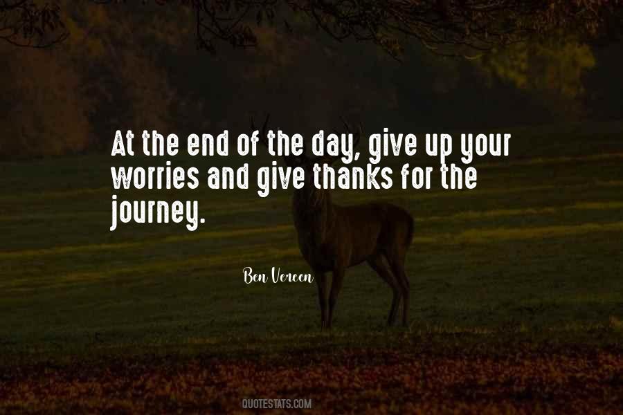End Of My Journey Quotes #112184
