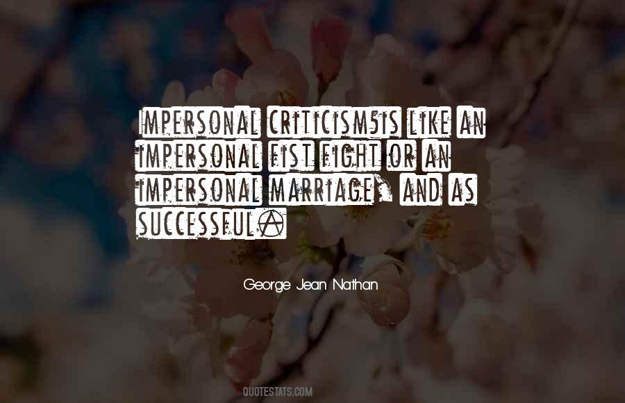 Marriage Criticism Quotes #434874