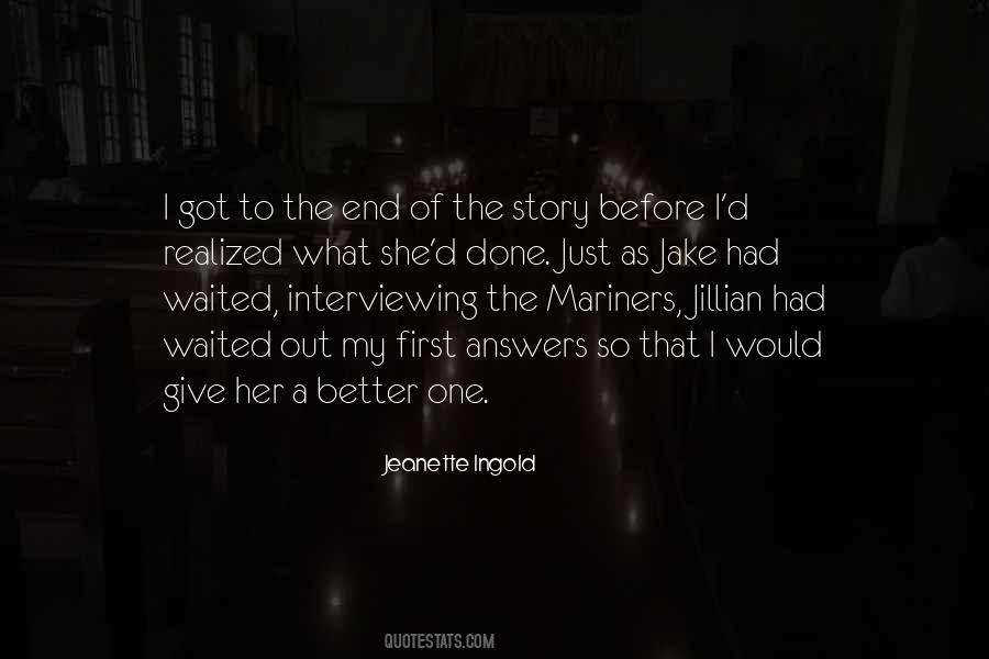End Of My Story Quotes #1858577