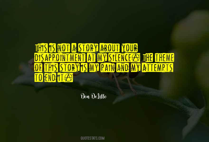 End Of My Story Quotes #606136