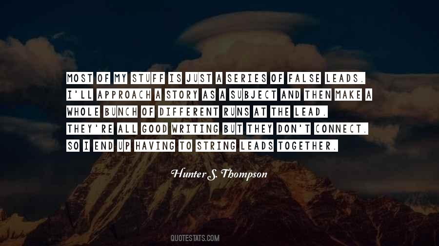 End Of My Story Quotes #676957
