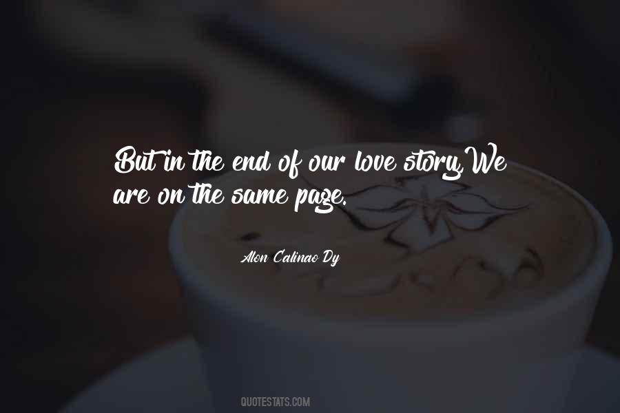 End Of Our Love Quotes #1809650