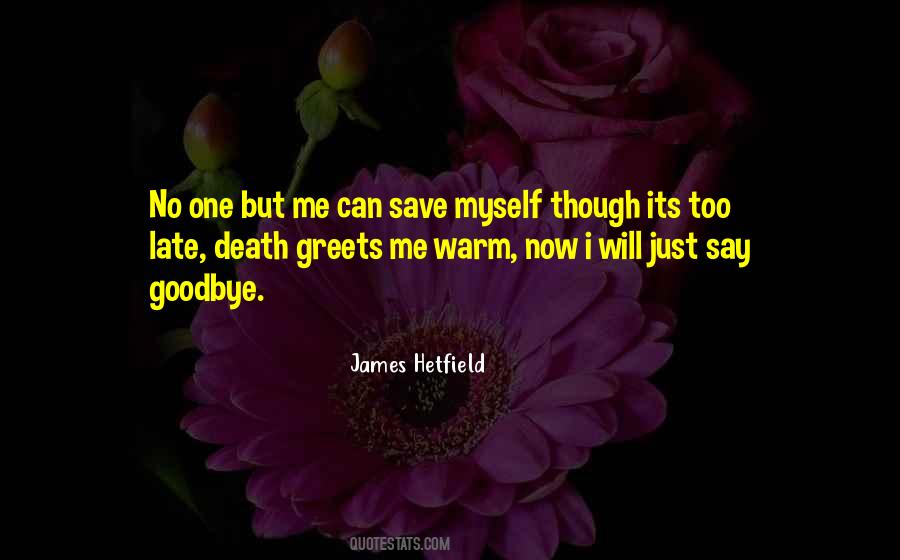 Quotes About Can Say Goodbye #316097