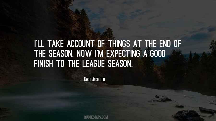 End Of Season Quotes #113311