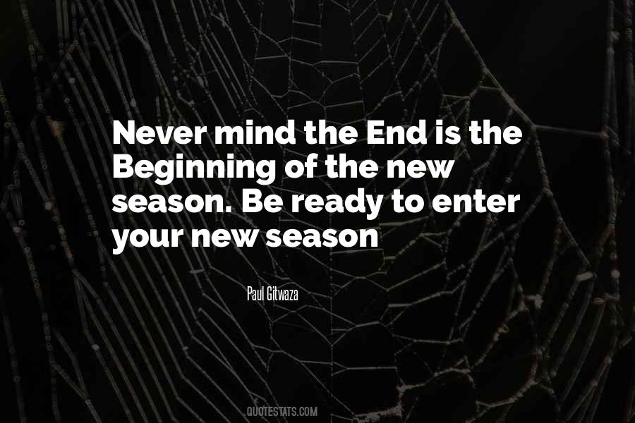 End Of Season Quotes #529125