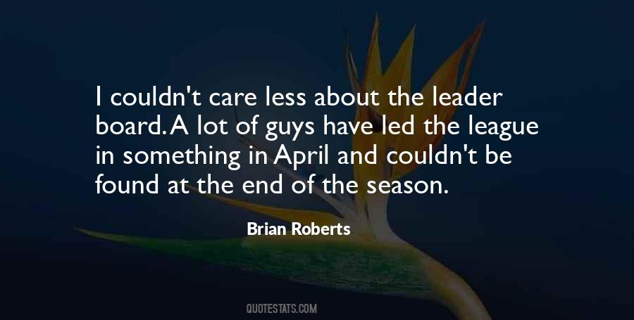 End Of Season Quotes #594621