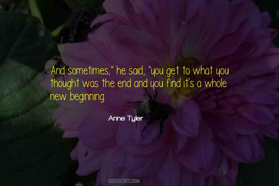 End Of Something New Beginning Quotes #642946